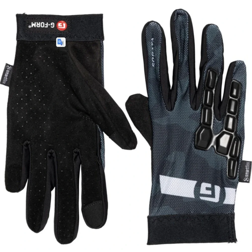 G-Form Sorata 2 Trail Gloves for Youth L/XL – MTB Protective Kids Cycling Gloves
